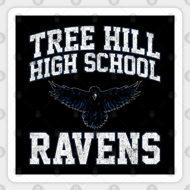 Tree Hill High Ravens (Variant) Magnet by huckblade